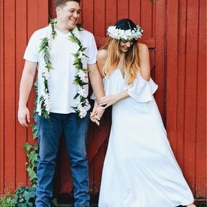 Forever 21 Maxi Off the Shoulder Dress